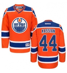 Edmonton Oilers Mens #44 Orange Zack Kassian NHL Jersey