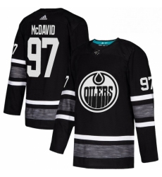 Mens Adidas Edmonton Oilers 97 Connor McDavid Black 2019 All Star Game Parley Authentic Stitched NHL Jersey 