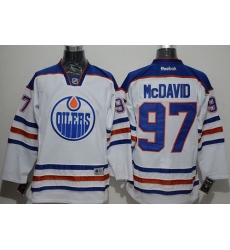 Oilers #97 Connor McDavid White Stitched NHL Jersey