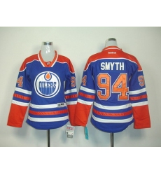 women Edmonton Oilers #94 smyth IT.BLUE jerseys