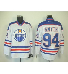 Youth Edmonton Oilers #94 smyth white jerseys