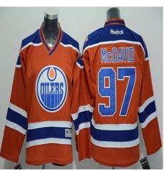 Youth Edmonton Oilers #97 Connor McDavid Orange NHL Jersey
