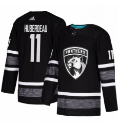 Mens Adidas Florida Panthers 11 Jonathan Huberdeau Black 2019 All Star Game Parley Authentic Stitched NHL Jersey 