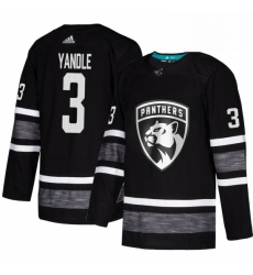 Mens Adidas Florida Panthers 3 Keith Yandle Black 2019 All Star Game Parley Authentic Stitched NHL Jersey 