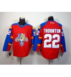 NHL Florida Panthers #22 Shawn Thornton Red Home Stitched Jerseys