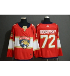 Panthers 72 Sergei Bobrovsky Red Adidas Jersey