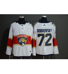 Panthers 72 Sergei Bobrovsky White Adidas Jersey