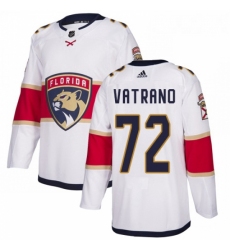Youth Adidas Florida Panthers 72 Frank Vatrano Authentic White Away NHL Jersey 