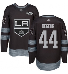 Kings #44 Robyn Regehr Black 1917 2017 100th Anniversary Stitched NHL Jersey