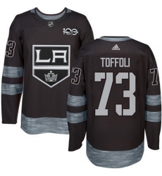Kings #73 Tyler Toffoli Black 1917 2017 100th Anniversary Stitched NHL Jersey