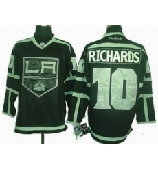Los Angeles Kings 10# Mike Richards black ice jersey
