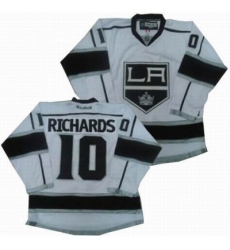 Los Angeles Kings 10# Mike Richards white jersey