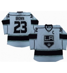 Los Angeles Kings #23 Dustin Brown white Jersey