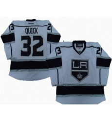 Los Angeles kings 32# Jonathan Quick White Jersey
