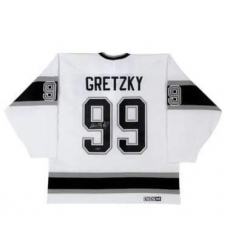 Men Angeles Kings 99 Wayne Gretzky White Road Stitched NHL Jersey