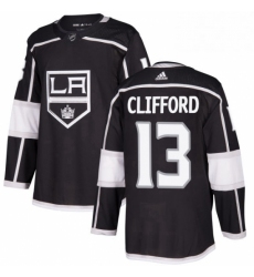 Mens Adidas Los Angeles Kings 13 Kyle Clifford Authentic Black Home NHL Jersey 
