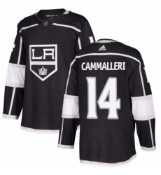 Mens Adidas Los Angeles Kings 14 Mike Cammalleri Authentic Black Home NHL Jersey 
