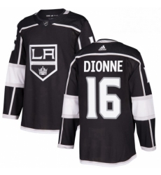 Mens Adidas Los Angeles Kings 16 Marcel Dionne Premier Black Home NHL Jersey 