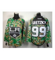 NHL Jerseys Los Angeles Kings #99 Gretzky camo[patch C]