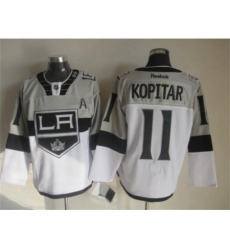 NHL Los Angeles Kings #11 KOPITAR stadium white-grey jerseys