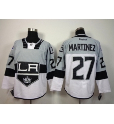 NHL Los Angeles Kings #27 Martinez stadium white-grey jerseys