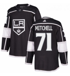 Youth Adidas Los Angeles Kings 71 Torrey Mitchell Authentic Black Home NHL Jersey 