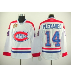 2011 Heritage Classic Montreal Canadiens 14 Tomas Plekanec white jerseys