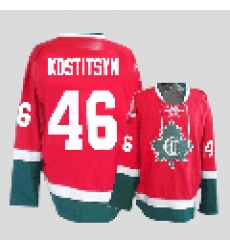 Hockey Montreal Canadiens #46 Andrei Kostitsyn Stitched Replithentic New CD Red Jersey