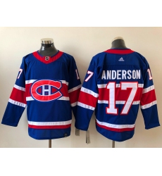 Men Montreal Canadiens Josh Anderson 17 2020 21 Reverse Retro Alternate NHL Jersey