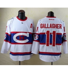 Montreal Canadiens #11 Gallagher White New CH Stitched NHL Jersey