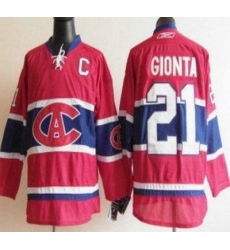 Montreal Canadiens 21 Brian Gionta Red NHL Jersey CA