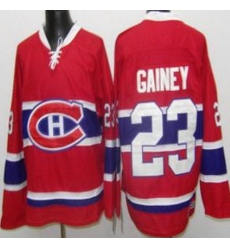 Montreal Canadiens 23 Bob Gainey Red Throwback CCM NHL Jersey