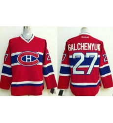 Montreal Canadiens 27 Alex Galchenyuk Red NHL Hockey Jerseys