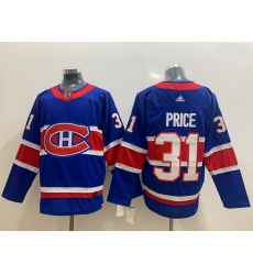 Montreal Canadiens 31 Carey Price Blue 2020 21 Reverse Retro Ad