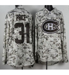 Montreal Canadiens 31 Carey Price White Camo NHL Jersey