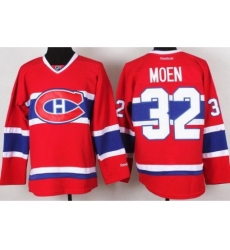 Montreal Canadiens 32 Travis Moen Red NHL Hockey Jerseys