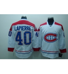 Montreal Canadiens 40 Maxim Lapierre White Jerseys CH