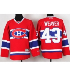 Montreal Canadiens 43 Mike Weaver Red NHL Hockey Jerseys