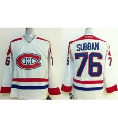 Montreal Canadiens 76 P.K. Subban White NHL Hockey Jerseys