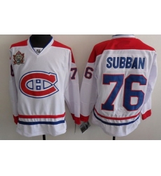 Montreal Canadiens 76 Subban White Jerseys Classic