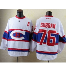 Montreal Canadiens #76 Subban  White New CH Stitched NHL Jersey