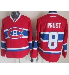 Montreal Canadiens 8 Brandon Prust Red NHL Jerseys