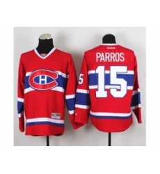 NHL Jerseys Montreal Canadiens #15 Parros red