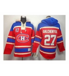 NHL Jerseys Montreal Canadiens #27 Galchenyuk red[pullover hooded sweatshirt]
