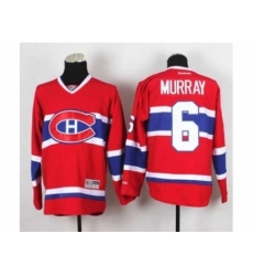 NHL Jerseys Montreal Canadiens #6 Murray red