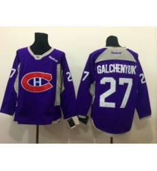 NHL Montreal Canadiens #27 galchenyuk purple jerseys