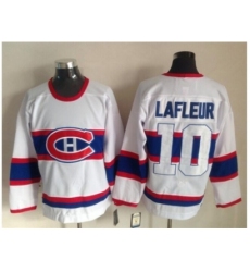 NHL montreal canadiens #10 lafleur white jerseys[2015 winter classic]