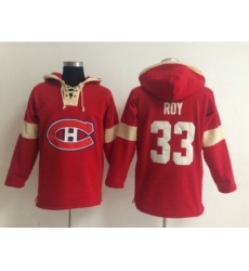 NHL montreal canadiens #33 roy red jersey[pullover hooded sweatshirt]