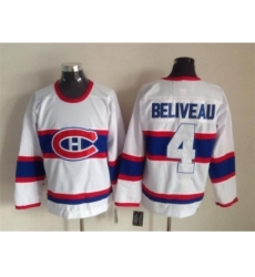 NHL montreal canadiens #4 beliveau white jerseys[2015 winter classic]