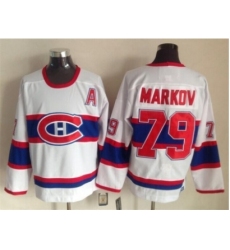 NHL montreal canadiens #79 Markov white jerseys[2015 winter classic]